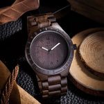 Eco-Friendly Red Sandal Wood Health Watches Uwood Brand Wooden Watch Japan Quartz Wristwatch For Mens Women Lover Best Gift