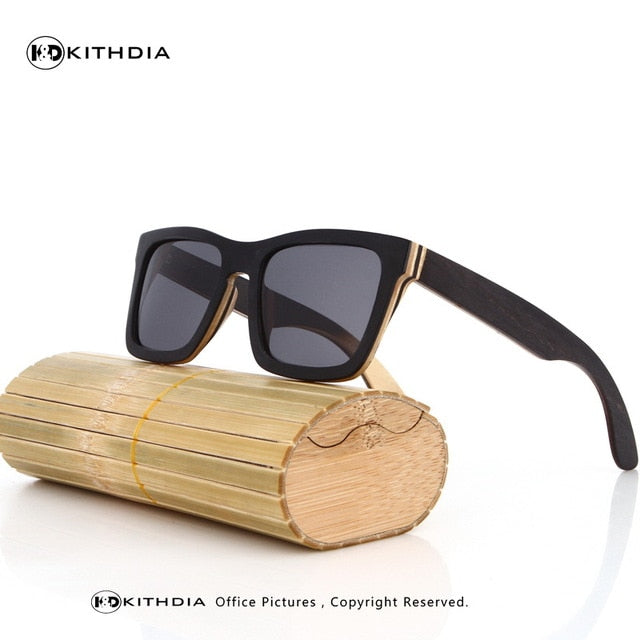 EZREAL Original Wooden Bamboo Sunglasses Men Women Mirrored UV400 Sun Glasses Real Wood Shades Goggles Sunglases Male