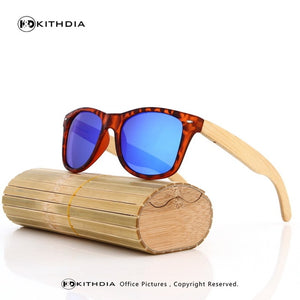 EZREAL Original Wooden Bamboo Sunglasses Men Women Mirrored UV400 Sun Glasses Real Wood Shades Goggles Sunglases Male