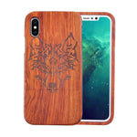 Natural Wood Case For iphone X 8 7 6 6s Plus SE 5 5s Samsung Galaxy Note 8 S6 S7edge S8 S9Plus Cover Retro Embossed Wooden Coque