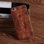 Real Bamboo Stereo Pattern Wood Case For iPhone 7 6Plus 8 8Plus XS Max Case Coque Phone Accessories For SAMSUNG S9 Plus Cover