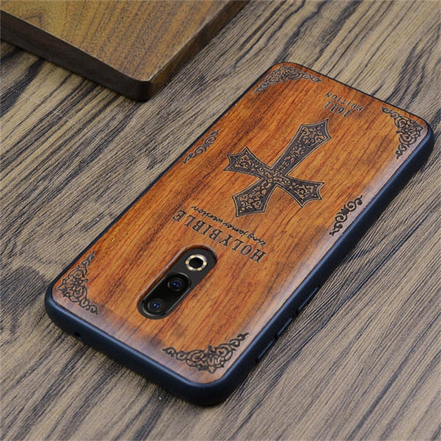 2018 New Meizu 16th Case Slim Wood Back Cover TPU Bumper Case For Meizu 16th Plus Phone Cases Meizu 16 Meizu16 Plus