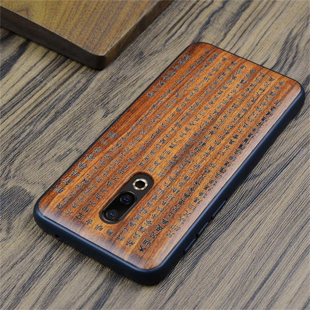 2018 New Meizu 16th Case Slim Wood Back Cover TPU Bumper Case For Meizu 16th Plus Phone Cases Meizu 16 Meizu16 Plus