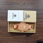 SIHAIXIN Wood Woman Watch Relogio Masculino Top Brand Luxury Small Wristwatch Quartz Watches Ladies Accept Logo Drop Shipping
