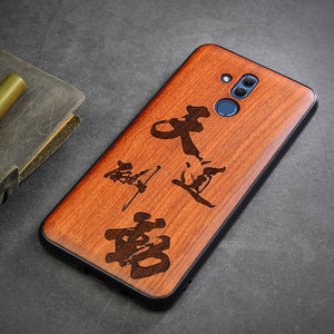 2019 New Huawei Mate 20 Lite Case Slim Wood Back Cover TPU Bumper Case For Huawei Mate 20 Lite Phone Cases Mate20 lite